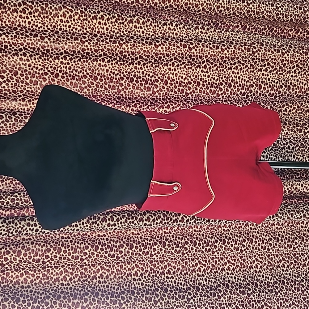 High Waisted Western Shorts